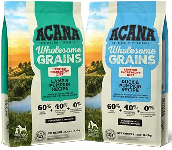 Acana WG All life Stages bags